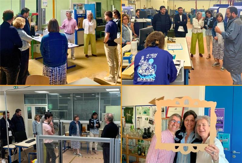 Visite de la Spirits Valley Académie au lycée Louis Delage